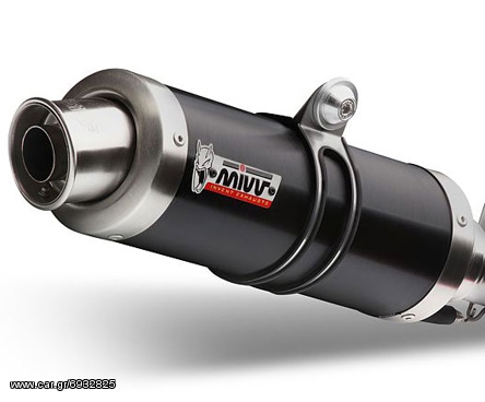 ΕΞάτμιση Τελικό Mivv Gp Style Black Steel Kawasaki Z 750 R 2011-2014**