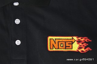 Πόλο Ανδρικό κοντομάνικο με γιακά μπλούζα NOS Nitro Polo T-Shirt Κεντητά λογότυπα μεγέθη M L XL-thumb-6