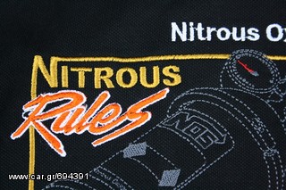 Πόλο Ανδρικό κοντομάνικο με γιακά μπλούζα NOS Nitro Polo T-Shirt Κεντητά λογότυπα μεγέθη M L XL-thumb-5