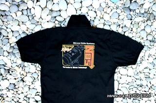Πόλο Ανδρικό κοντομάνικο με γιακά μπλούζα NOS Nitro Polo T-Shirt Κεντητά λογότυπα μεγέθη M L XL-thumb-14