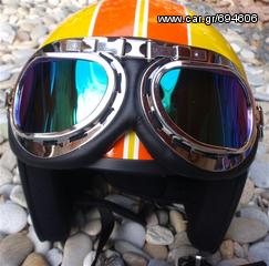 Εκποίηση: Κράνος από υπόλοιπο εισαγωγής  - AVEX  HELMET - Rally  Antique VY511-thumb-3