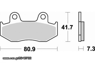ΛΥΡΗΣ BRAKING ΤΑΚΑΚΙΑ ΕΜΠΡΟΣ ΓΙΑ HONDA NES 125-150  01-06 / SH 125 01-08 / DYLAN 125-150 2002, 667SM1