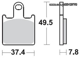 ΛΥΡΗΣ BRAKING ΤΑΚΑΚΙΑ ΕΜΠΡΟΣ ΓΙΑ KAWASAKI Z 750 11-12 / Z 1000 07-09 / ZX 6R 600 NINJA 07-14,927CM55