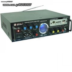Καραοκε USB ραδιοενισχυτής 160W + ασύρματα μικρόφωνα προσφορά-thumb-1