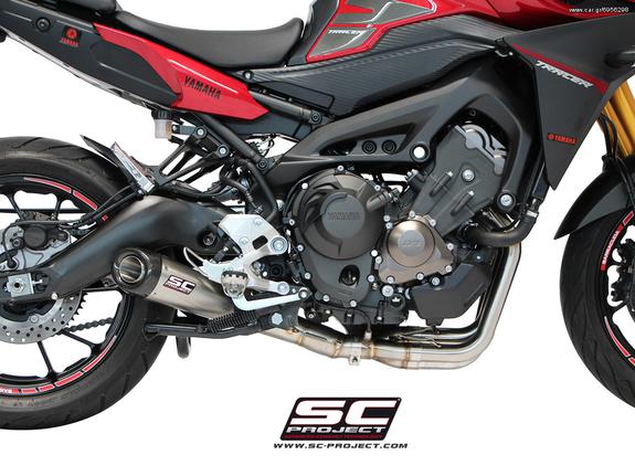 Sc Project Ολόσωμη Εξάτμιση 3-1 Conical S.Steel/Carbon End Yamaha Tracer 900 2015 - 2016 Euro3