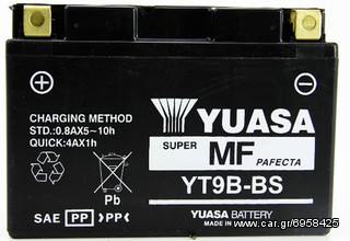 Μπαταρία Yuasa YT9B-BS Κλειστού Τύπου για Yamaha XT 660 R/X