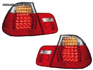 Πισινά Φανάρια DECTANE Bmw 3ER E46 Limousine 02-04 (Κόκκινο/Κρύσταλλο-LED) eautoshop gr 