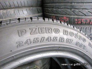 2 ΤΜΧ PIRELLI PZERO ROSSO 245-45-17 70€-thumb-1