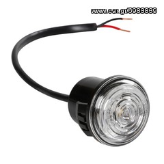 ΦΩΣ ΦΟΡΤΗΓΟΥ Φ30mm 1LED 24V λευκό eautoshop.gr αραδοση παντου με 4 ευρω