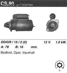 Μίζα Opel / Saab 0986010691