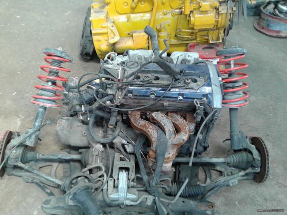 RENAULT 1.8 16V ΚΟΜΠΛΕ ΜΕ ΓΕΦΥΡΑ ΚΑΙ ΑΚΡΑ Papadopoulos cars & parts