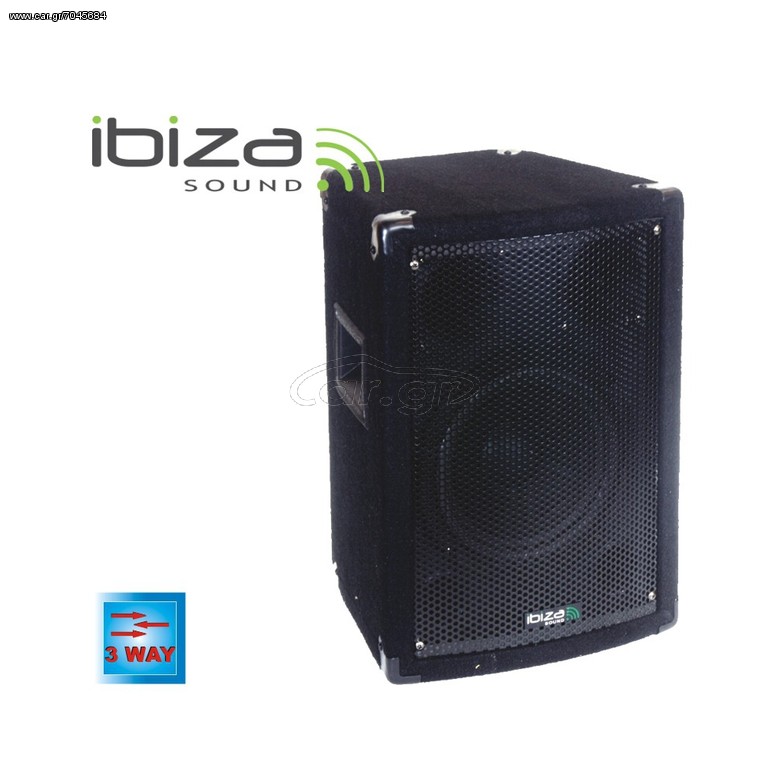 Επαγγελματικό παθητικό ηχείο 3 δρόμων 12" 600W 