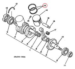 RD-350 YPVS,RD-350LC,RZ-350 ΥΑΜΑΗΑ ΕΛΑΤΗΡΙΑ ΠΙΣΤΟΝΙΟΥ 2o  ΡΕΚΤΙΦΙΕ (0,50)  (64,50mm)-thumb-1