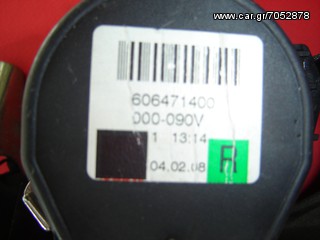 ΖΩΝH ΑΣΦΑΛΕΙΑΣ ΟΠΙΣΘΙΑ VW GOLF V 2008  1Κ6857806Ν-thumb-1