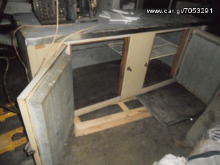 Επαγγελματικός ανοξείδωτος πάγκος με ψυγείο