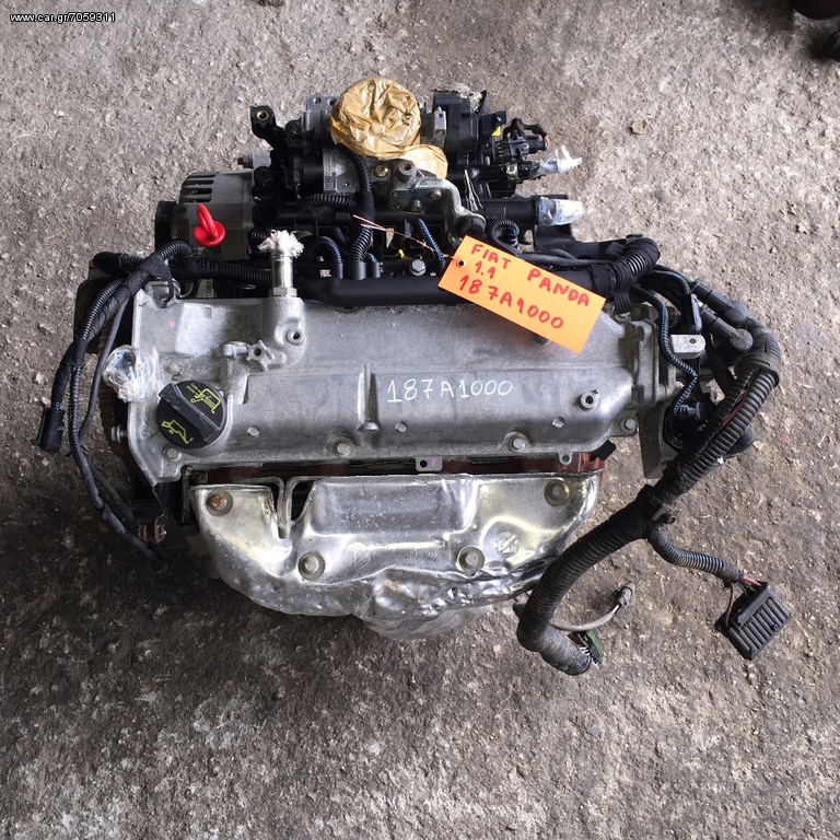 FIAT PANDA 03-14 Κινητήρας 1.1 8V 187Α1000