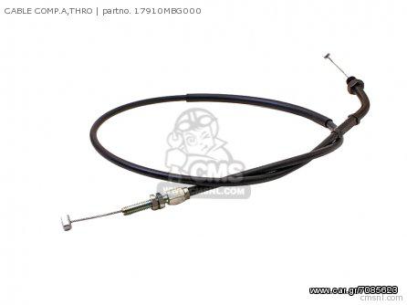 ΝΤΙΖΑ ΓΚΑΖΙΟΥ HONDA VFR800 INTERCEPTOR THROTTLE CABLE 2 PUSH.REF-17920-MBG-D00