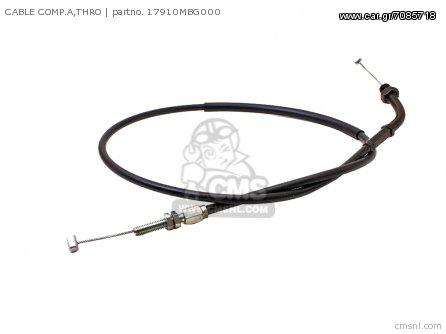 ΝΤΙΖΑ ΓΚΑΖΙΟΥ HONDA VFR800 INTERCEPTOR THROTTLE CABLE 1.REF-17910-MBG-000 