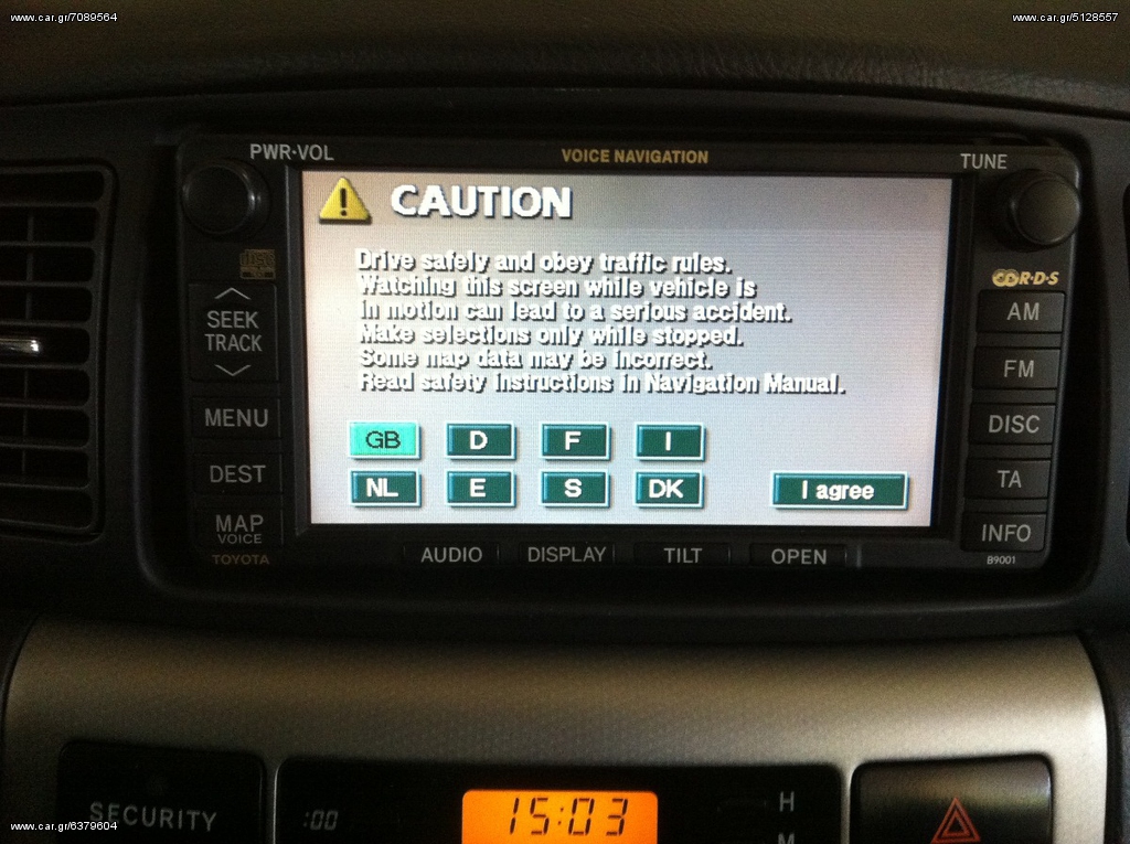 Toyota gps tns300
