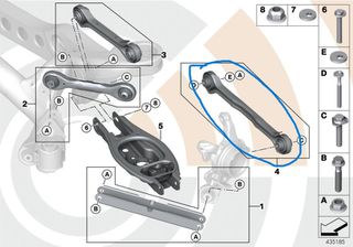 ΨΑΛΙΔΙ ΟΠΙΣΘΙΟ ΚΟΝΤΡΑ BMW Ε81 Ε82 E87 Ε88 Ε90 Ε91 Ε92 Ε93 ΑΡΙΣΤΕΡΟ / ΔΕΞΙΟ ''BMW Βαμβακάς''-thumb-4