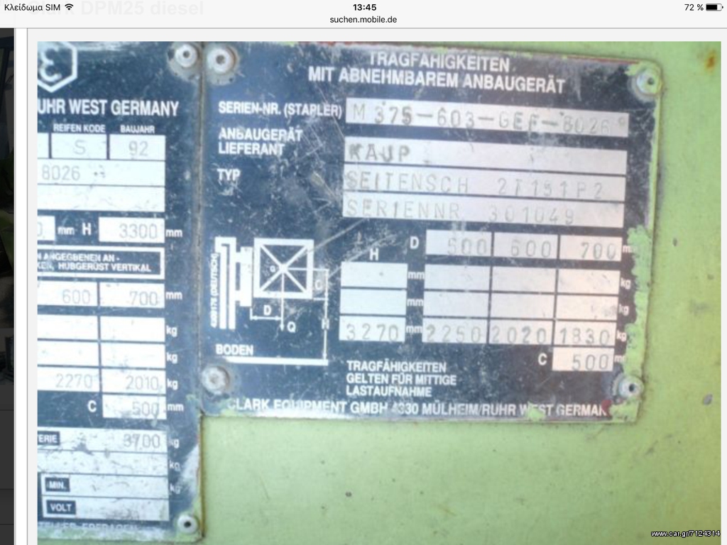 Clark 1992 Dpm255N