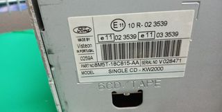 FORD FOCUS  '04-11 RADIO CD  & BLUETOOTH-thumb-1