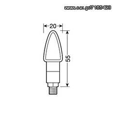 Φλας LED Atom 12V-21W -thumb-2