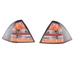 Πισινά Φανάρια Set Για Mercedes-Benz C-Class W203 00-04 Led Μαύρα Sonar