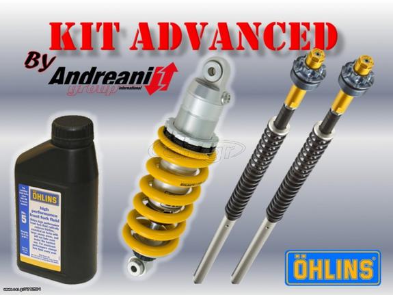 Andreani Kit Advanced Cartridge Shock Absorber Ohlins Yamaha FZS 600 Fazer 1998 -2003