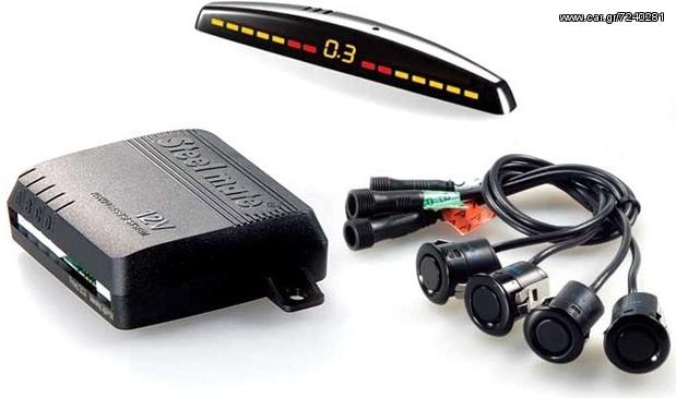 steel mate PTS400M7 Rear PTS with slim LED display eautoshop.gr τοποθετηση με 20ε