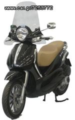 ΛΥΡΗΣ FABBRI ΖΕΛΑΤΙΝΑ ΔΙΑΦΑΝΕΣ 740x410mm ΓΙΑ PIAGGIO BEVERLY TOURER 125-250-300-400 2008-2010, 2490-A