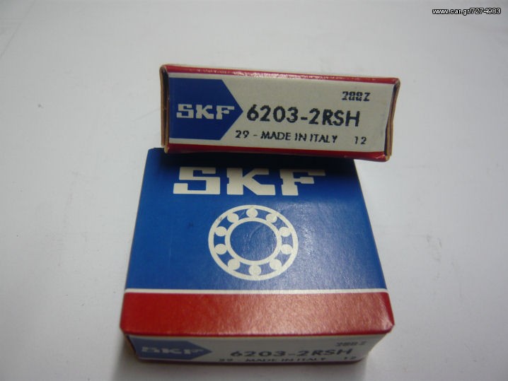 Ρουλεμάν Δυναμού 6203 2RS SKF