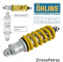 Ohlins Street Performance S46DR1 Mono Shock Absorber for Suzuki GSF 1200 Bandit 2001-2005