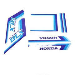 Αυτοκόλλητα Honda Glx μπλε