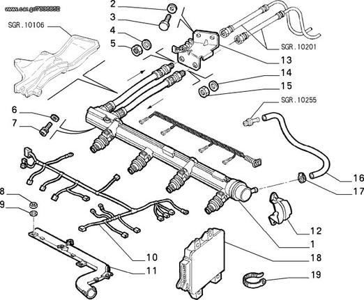 FIAT MAREA ΕΓΚΕΦΑΛΟΣ ΜΗΧΑΝΗΣ IAW 1AF.1G  46478928 