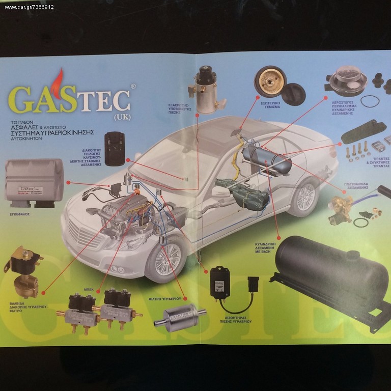 gas kit lpg-cng made in u.k πωλουνται χοντρικη.