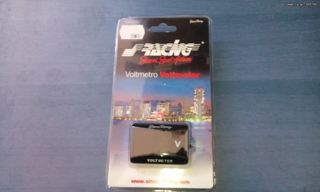 voltmeter  simoni racing  απο 35 €  12v-24v 