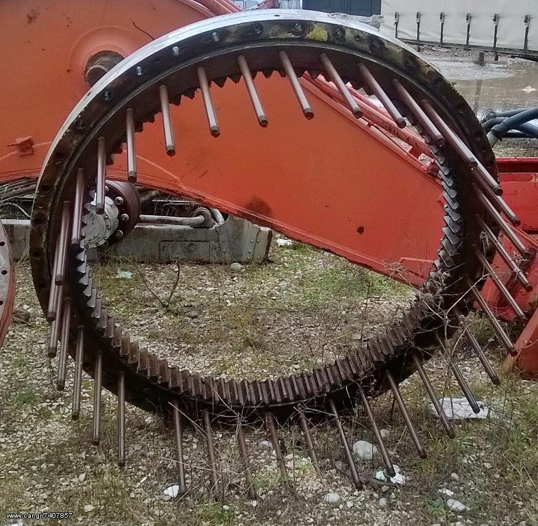 γρανάζια περιστροφής O&K απο 9αρι /12αρι /18αρι και μπούμα από 12αρι και σπρόκερ τεμπέλιδες μοτέρ από 9αρι O&K