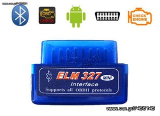 Διαγνωστικο Super Mini OBD2 OBDII ELM327 v2.1 Android Bluetooth Adapter Auto Scanner Torque-thumb-4