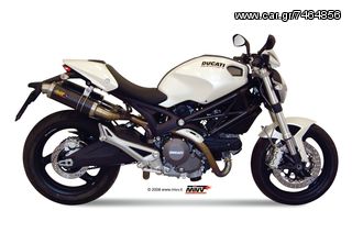 Εξατμίσεις Διπλά Τελικά Mivv Gp Style Black Steel Ducati Monster 696/796/1100*