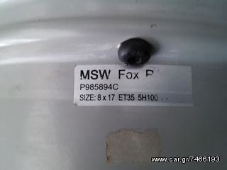 ZANTES 17" 5X100 8X17   FOX F1-thumb-2