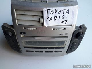 Ράδιο CD TOYOTA YARIS Hatchback / 5dr 2006 - 2009 ( KL9 ) 1.0 GPL (KSP90_)  ( 1KR-FE  ) (69 hp ) Βενζίνη/αέριο (LPG) #XC3909