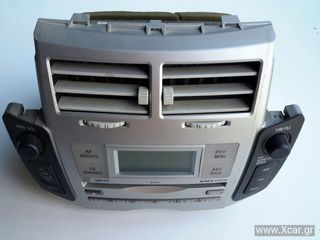 Ράδιο CD TOYOTA YARIS Hatchback / 3dr 2006 - 2009 ( KL9 ) 1.0 GPL (KSP90_)  ( 1KR-FE  ) (69 hp ) Βενζίνη/αέριο (LPG) #XC3918