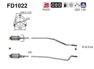 ΦΙΛΤΡΟ DPF OPEL COMBO 1.3 2005-2012 KARALOIZOS exhaust