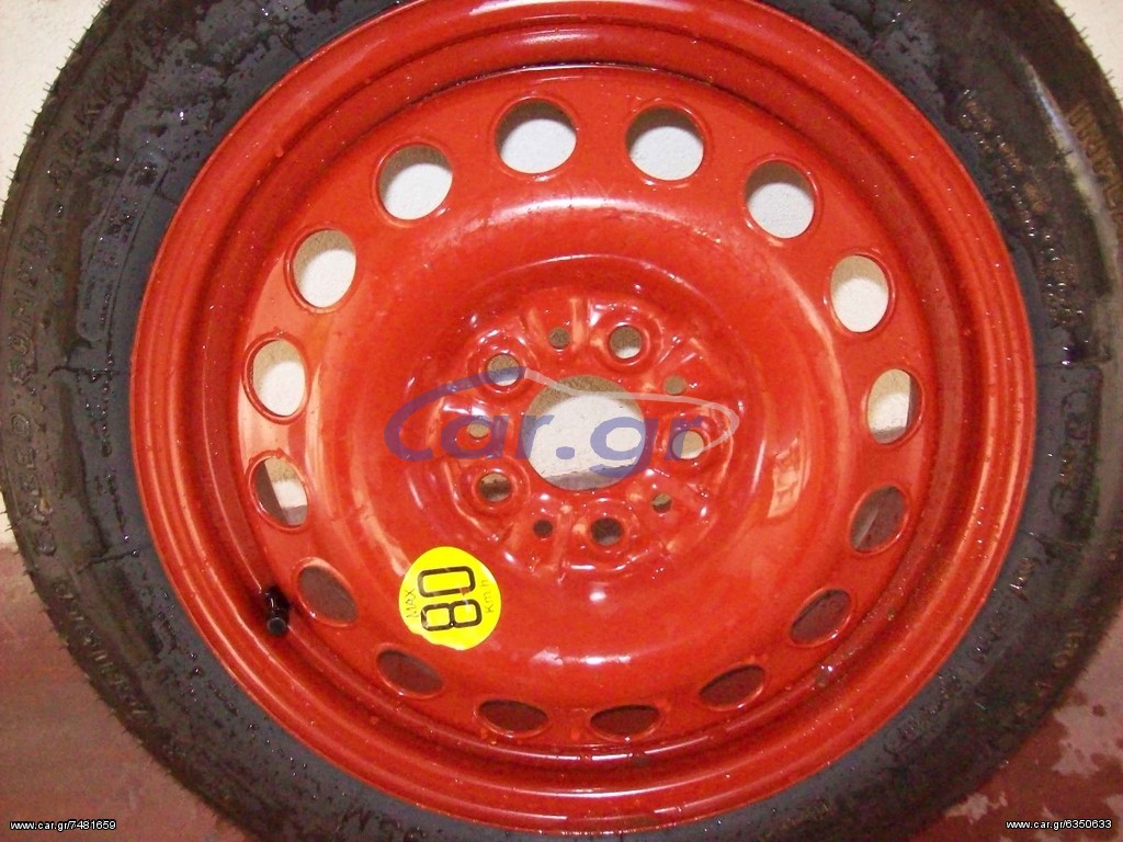ALFA ROMEO.// ΡΕΖΕΡΒΑ ΑΝΑΓΚΗΣ 125/80 /15 ΚΑΡΕ 5Χ98-15ΑΡΑ ΚΑΛΗ ΚΑΤΑΣΤΑΣΗ ΑΜΕΤΑΧΕΙΡΙΣΤΟ \\ Γ Ν Η Σ Ι Α-ΚΑΛΟΜΕΤΑΧΕΙΡΙΣΜΕΝΑ-ΑΝΤΑ/ΚΑ