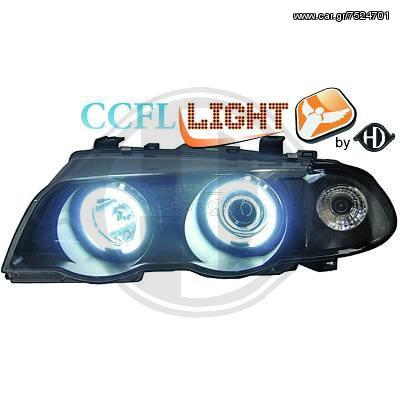 BMW E46 98-01 ANGEL EYES CCFL HALO EAUTOSHOP.GR δωρεαν παραδοση