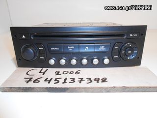 RADIO CD CITROEN C4 TOY 2006 , 7645137392