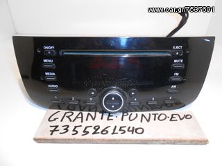 RADIO CD FIAT GRANDE PUNTO EVO , 7355261540