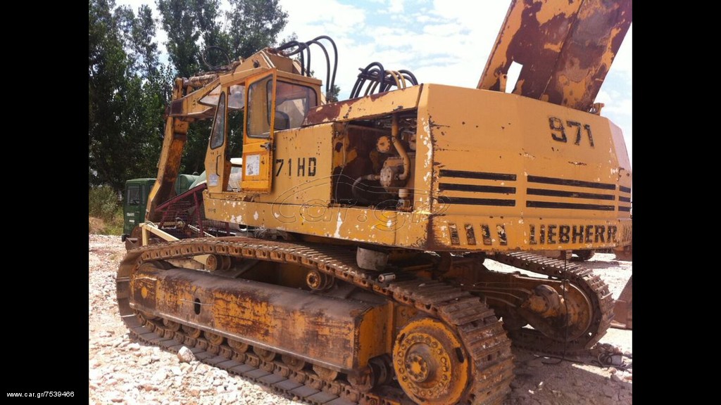 Εκσκαφέας Με Ερπύστριες Liebherr 1977 971