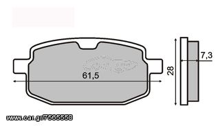 ΤΑΚΑΚΙΑ ΣΕΤ ADLY, ITALJET, PGO BIG MAX, YAMAHA BOOSTER, CR, JOG,PEUGEOT V CLIC